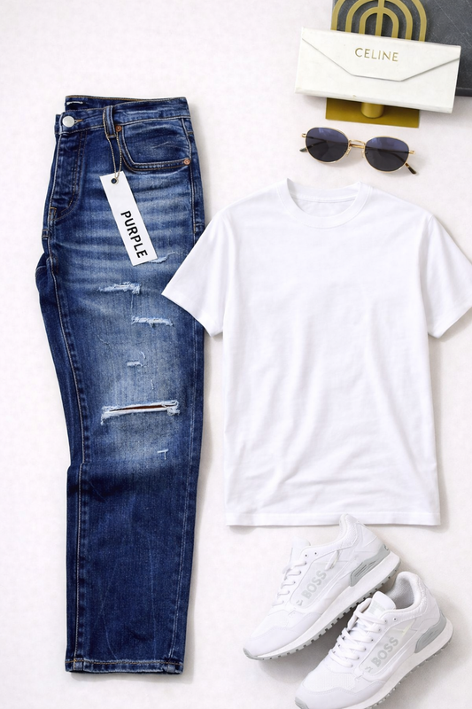 Total look urbano básico minimal