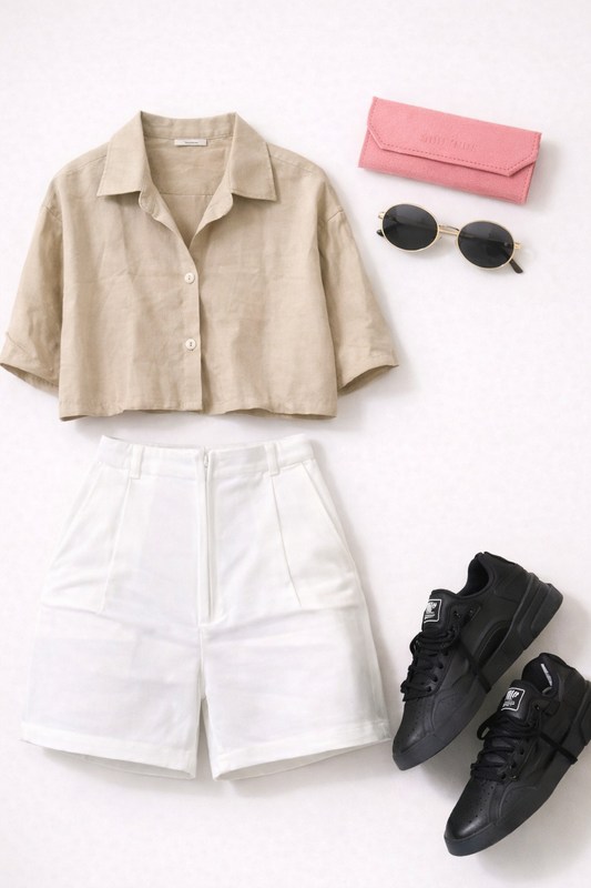 Total look casual-fit femenino